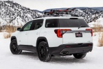 2020 GMC Acadia AT4 AWD in Summit White - Static Rear Left Three-quarter View